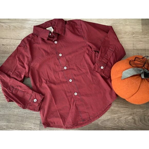 Red and black plaid collared shirt size XS - Picture 1 of 2